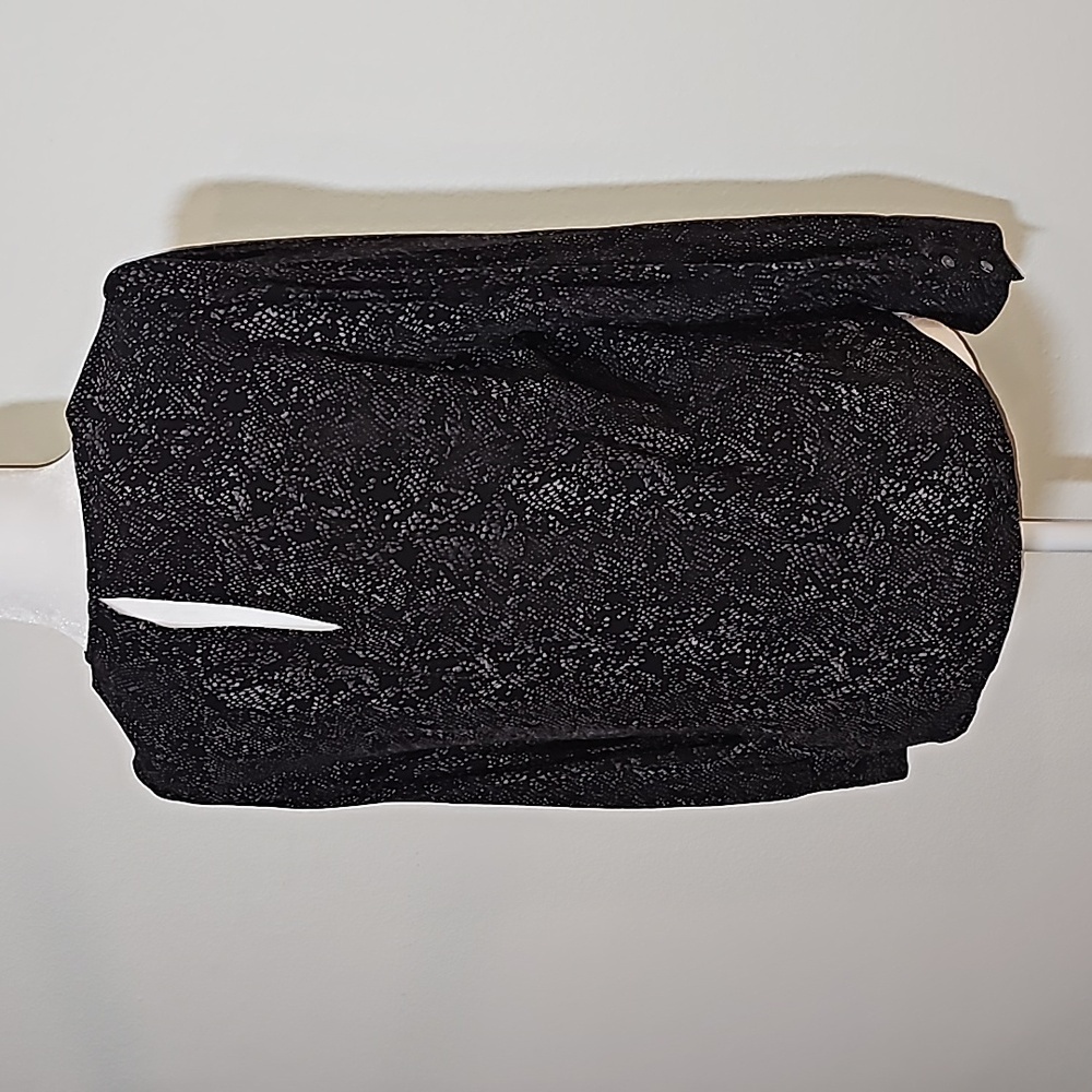 Rails Roslyn Slate Python Blouse Top Luxe Satin C… - image 7